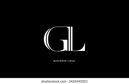 GL, LG, G, L, Abstract Letters Logo Monogram