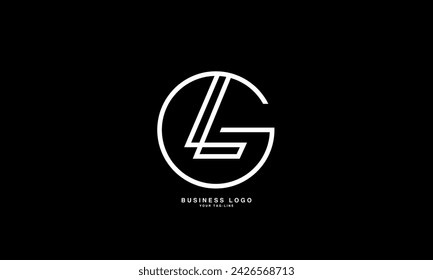 GL, LG, G, L, Abstract Letters Logo Monogram