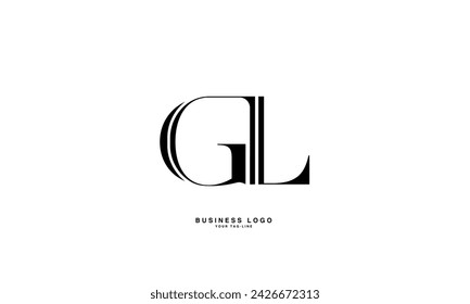 GL, LG, G, L, Abstract Letters Logo Monogram