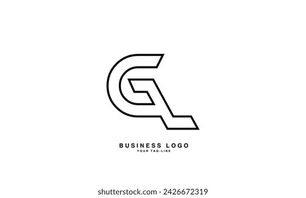 GL, LG, G, L, Abstract Letters Logo Monogram