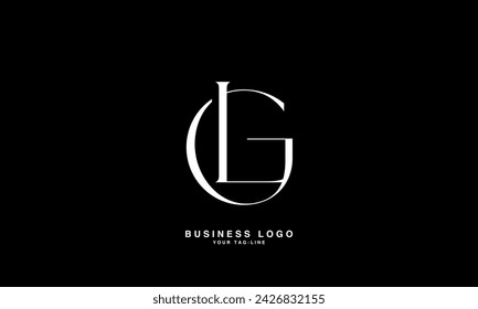 GL, LG, G, L, Abstract Letters Logo Monogram