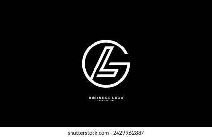 GL, LG, G, L, Abstract Letters Logo Monogram