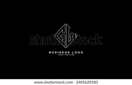 GL, LG, G, L, Abstract Letters Logo Monogram Stock fotó © 