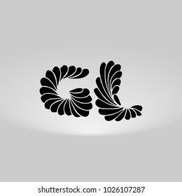 GL Logo, Decorative, Romantic