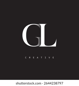 GL Monogram Logo Minimal Elegant Letter mark for Luxury, Fashion   Creative Brands	

