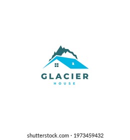 Glacier House Logo Design Template