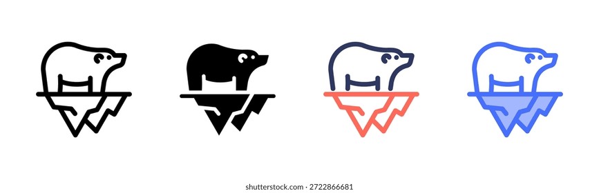 Glacier Multi Style Icon Set
