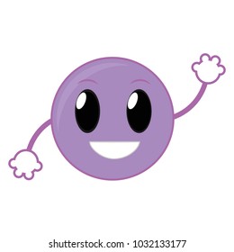glad emoji face expression with arms