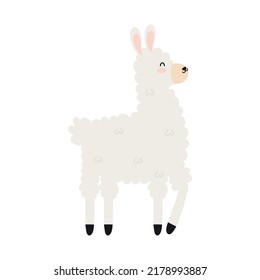 glad llama design over white
