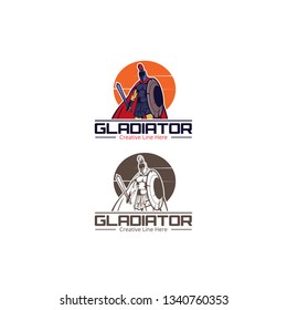 gladiator, a design for a business,brand, identity, sticker etc