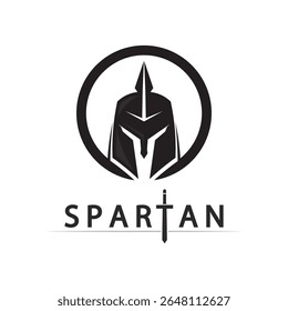 Gladiator Emblem Logo Vector for Ancient Combat Warrior Design Concept