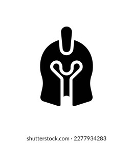 Gladiator Flat Icon Logo Illustration. Medieval Icon-set. Suitable For Web Design, Logo, App.