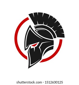 Gladiator helmet sideview logo designs
