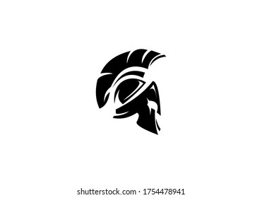 gladiator helmet vector icon design