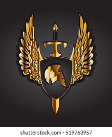 Gladiator illustration, vectors