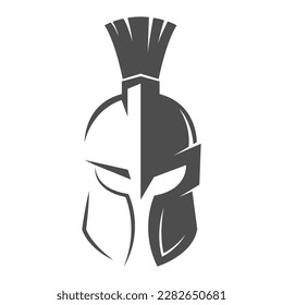 Gladiator logo icon design illustration