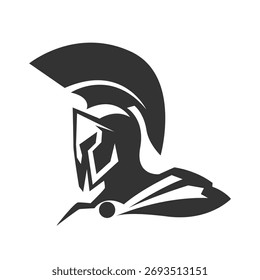 Ilustración de diseño de Imagen de logotipo de gladiador