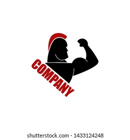 Gladiator logo, showing strong muscles.
A logo that describes strength, solidity and courage
