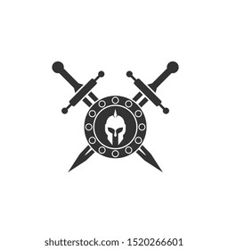 Gladiator Logo Template graphic Design Vector
