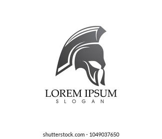 Gladiator mask warior logo and symbols template app