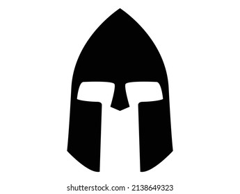 gadiador símbolo de máscara romana vector