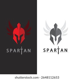 Gladiator with Sword Logo Vector Icon Design for Historic Roman Warrior Symbol