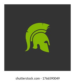 gladiator's helmet Icon. Vector illustration EPS 10.