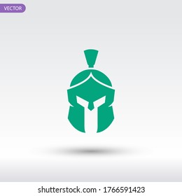 gladiator's helmet Icon. Vector illustration EPS 10.