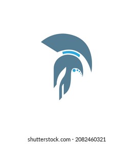 Gladiator,Spartan icon logo design vector template
