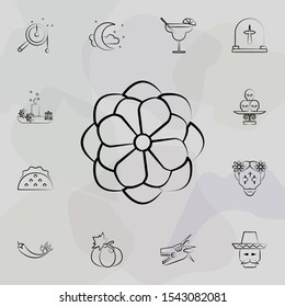 Gladiolus icon. Dia de muertos icons universal set for web and mobile