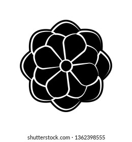 Gladiolus icon. Element of dia de muertos for mobile concept and web apps icon. Glyph, flat icon for website design and development, app development