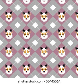 glam panda seamless