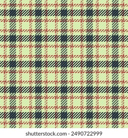 Glamor seamless pattern textile, proud background texture check. Official fabric tartan vector plaid in light and red colors palette.