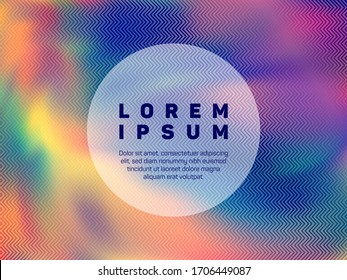 Diseño vectorial holográfico glamoroso del fluido de banner. Elementos de diseño gráfico abstracto. Fondo holográfico de neón líquido de moda para banner.