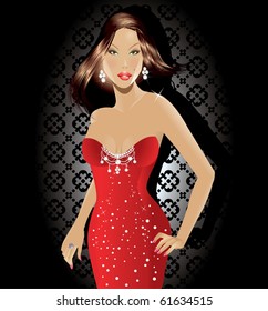 Glamorous celebrity