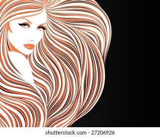 Diseño glamoroso. Hermosa ilustración vectorial.