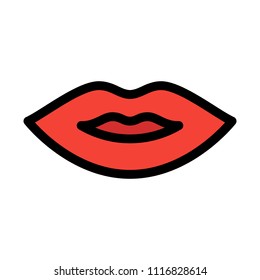 Glamorous Lips Makeup