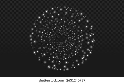 Glamorous rhinestone starburst design with radiant white and gray rays on a black transparent background. Perfect for luxury branding, fashion accents, and sparkling digital art.