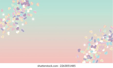 Glamour Background with Confetti of Glitter Particles. St. Valentine Day. Disco pattern. Light Spots. Explosion of Confetti. Glitter Vector Illustration. Design for Advertisement.