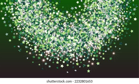 Glamour Background with Confetti of Glitter Star Particles. Sparkle Lights Texture. Anniversary pattern. Light Spots. Star Dust. Christmass Design. Explosion of Confetti. Design for Flyer.