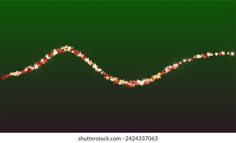 Glamour Background with Confetti of Glitter Star Particles. Sparkle Lights Texture. Christmas pattern. Light Spots. Star Dust. Christmass Design. Explosion of Confetti. Design for Banner.