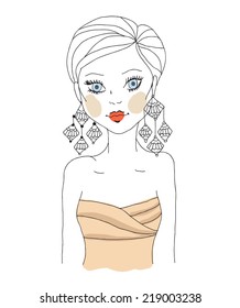 Glamour girl - Illustration