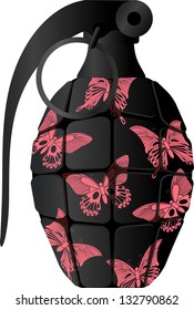 Glamour grenade. vector illustration