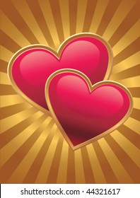 Glamour hearts