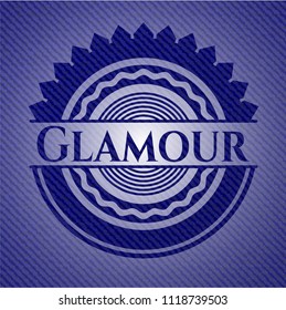 Glamour with jean texture