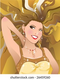 glamour lady