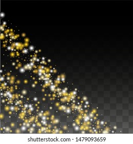 Glamour Light Spots Confetti Design for Banner, Poster, Template, Card, Web, Advertisement, Party or Disco Print. Bright Flicker Background with a Disco Light Design. 
