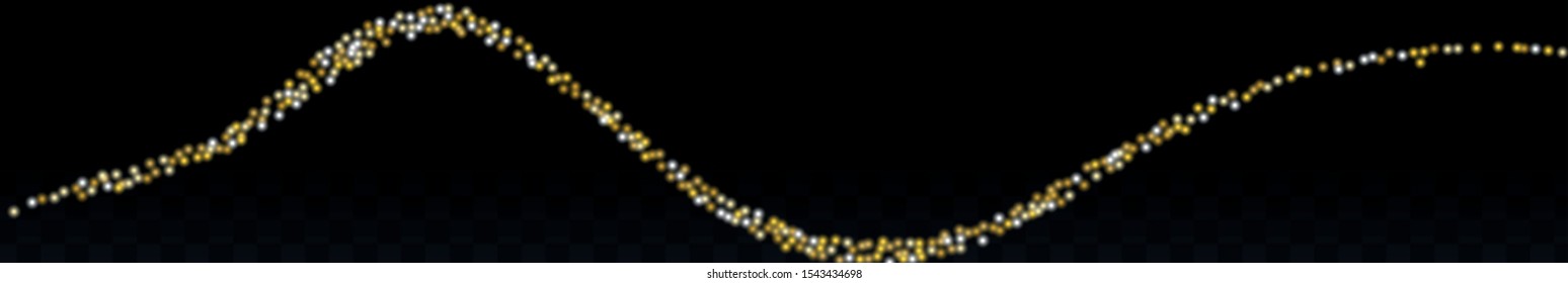 Glamour Light Spots Confetti Design for Banner, Poster, Template, Card, Web, Advertisement, Party or Disco Print. Bright Flicker Background with a Disco Light Design. 