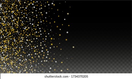 Glamour Light Spots Confetti Design para Banner, Afiche, Plantilla, Tarjeta, Web, Publicidad, Fiesta o Disco Print. Ilustración digital nocturna de lujo. 