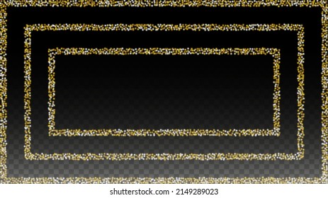 Glamour Light Spots Confetti Design for Banner, Poster, Template, Card, Web, Advertisement, Party or Disco Print. Abstract Flicker Background with a Party Lights Design. 